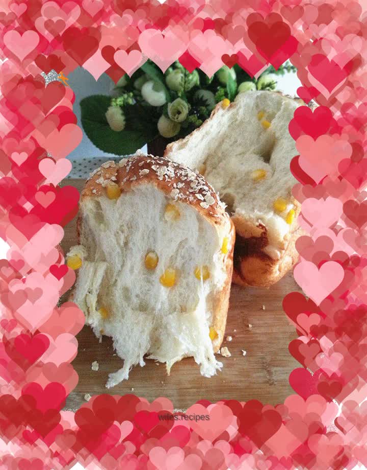 Corn toast - toast with every corn kernel visible