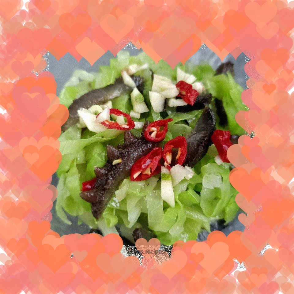 Lotus white mixed with sea cucumber