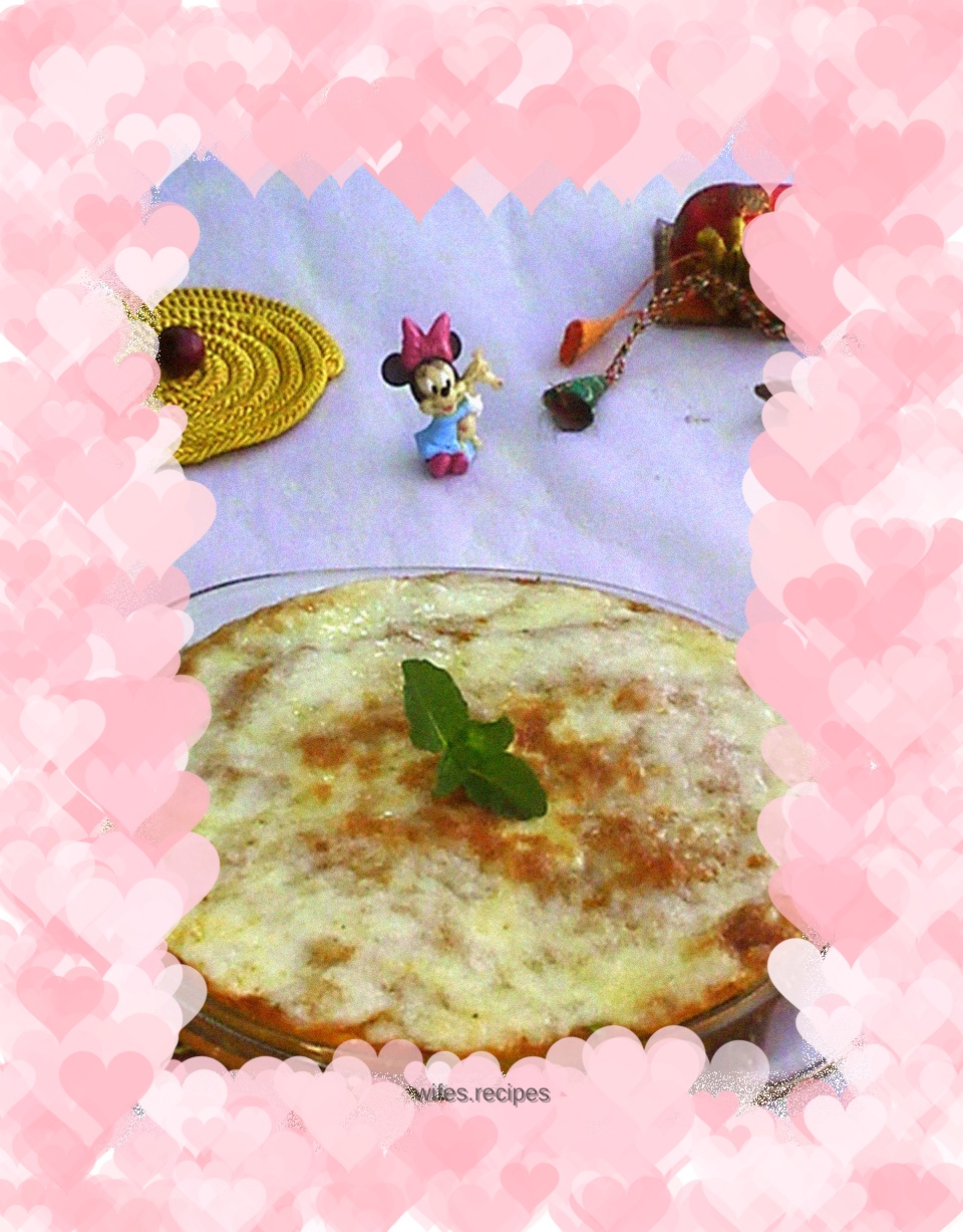 Baked ham and pumpkin puree