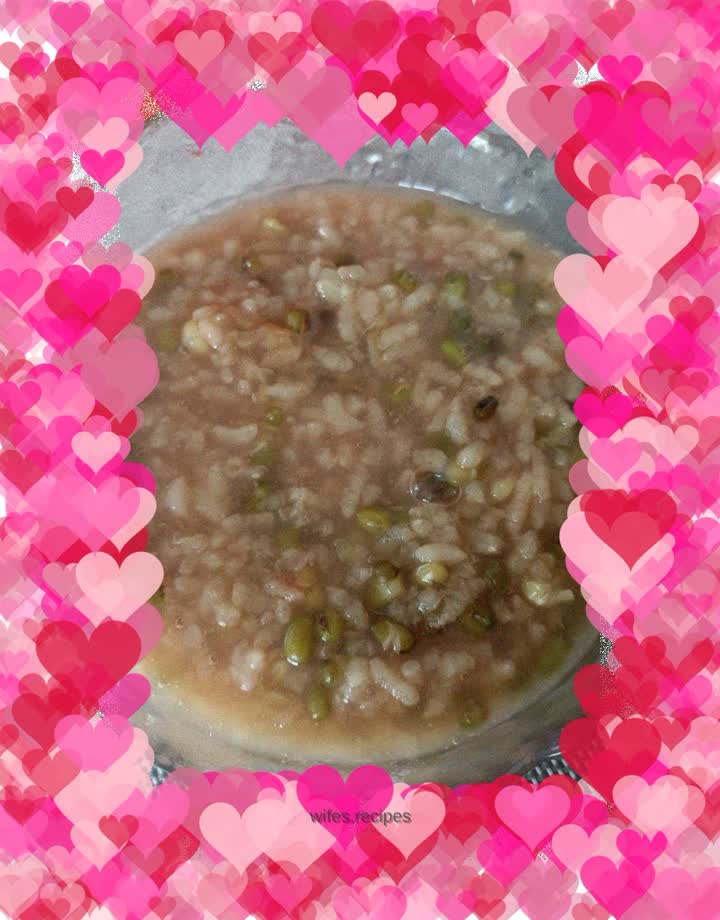 Mung bean porridge