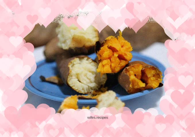 Oven version of roasted sweet potatoes - so simple that it has no friends