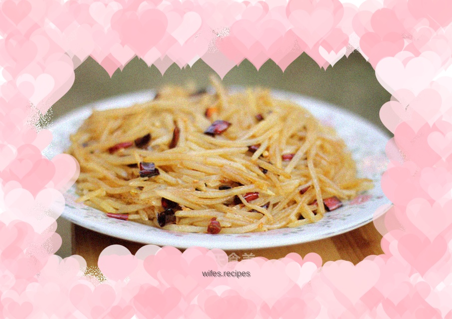 Hot and sour potato shreds