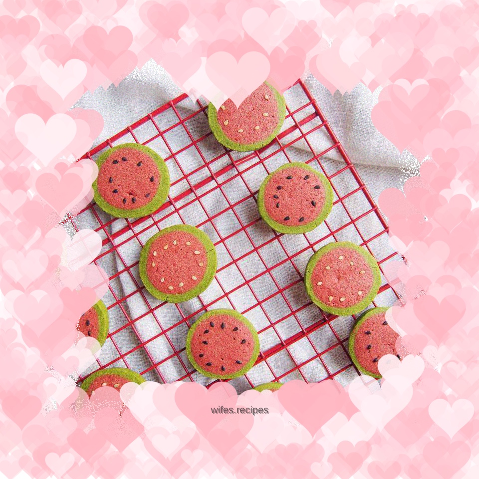 Cute watermelon cookies