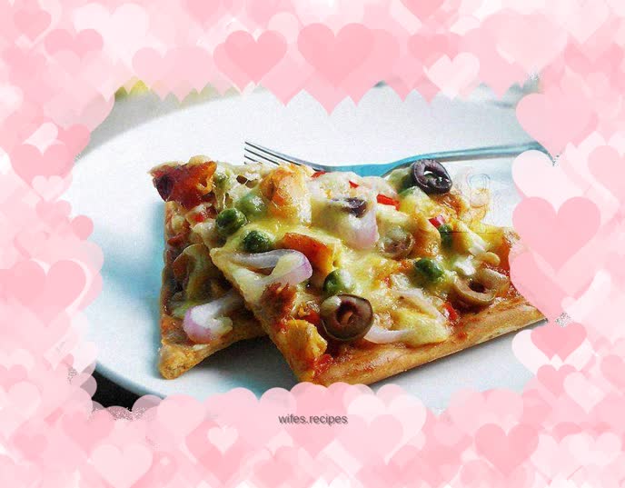 New Orleans Grilled Chicken Pizza