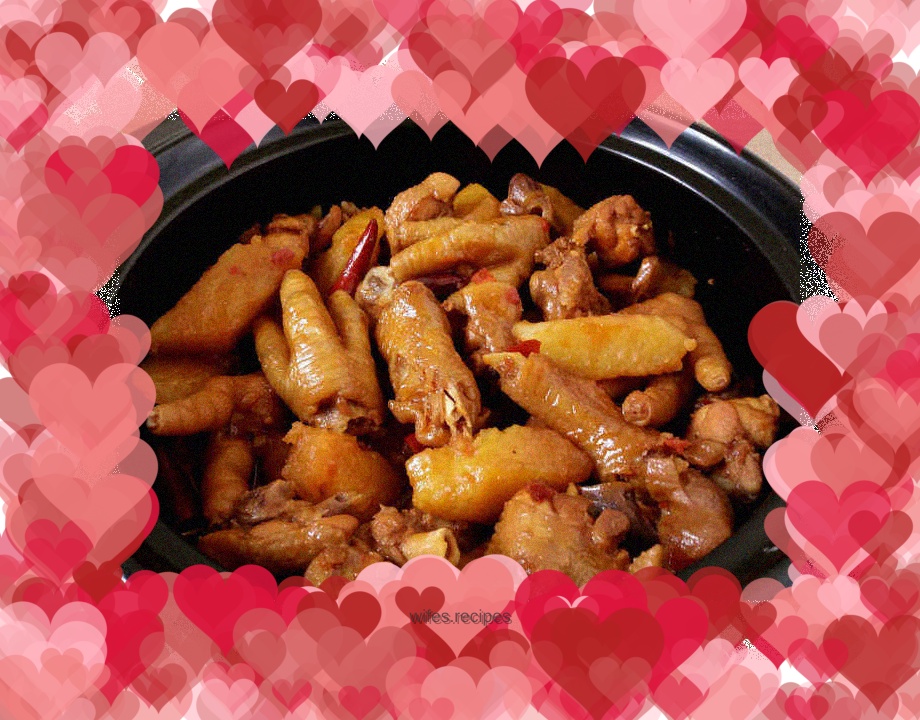 Chicken, Three Treasures and Braised Potatoes