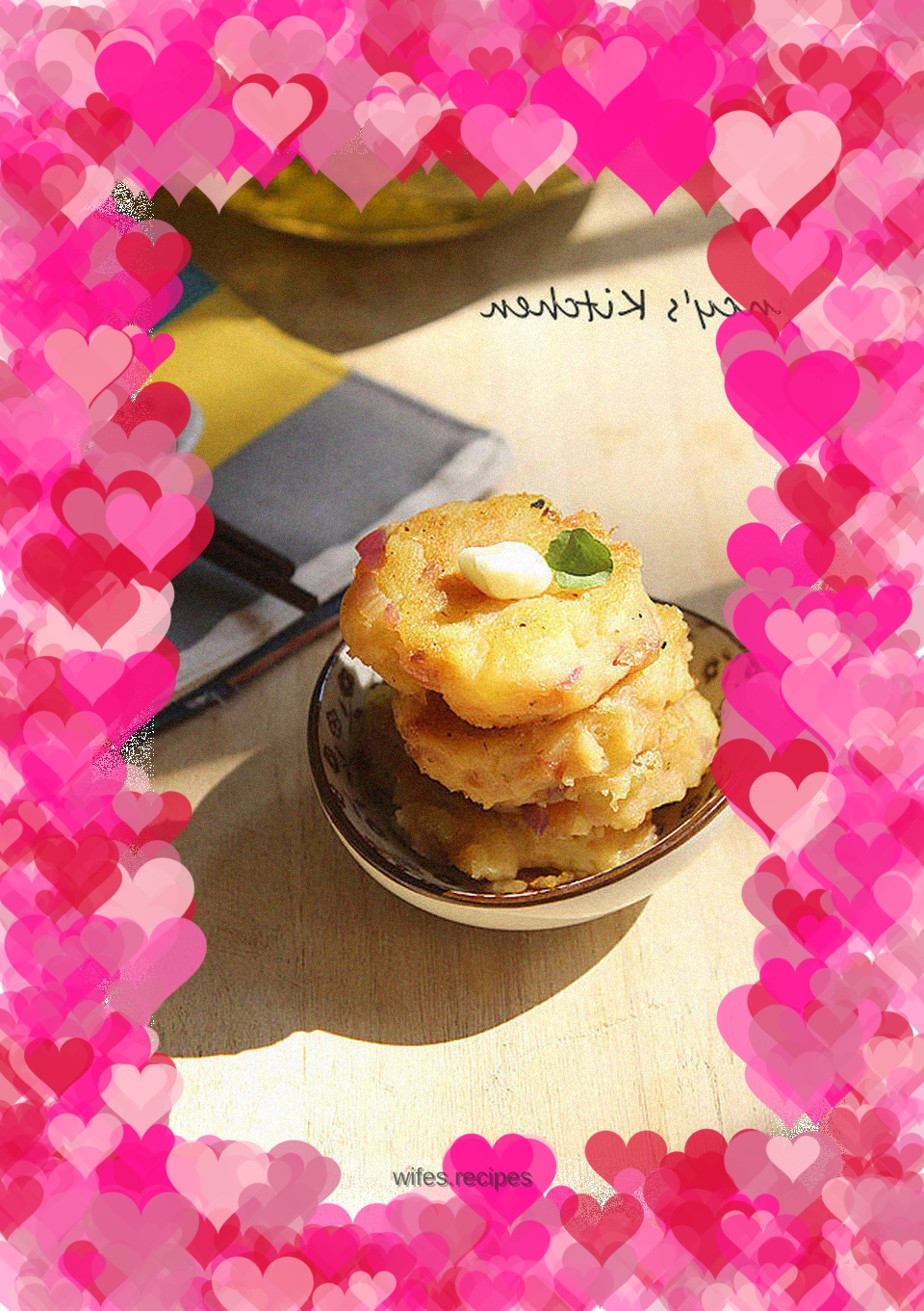 Japanese Potato Pancakes with Salad