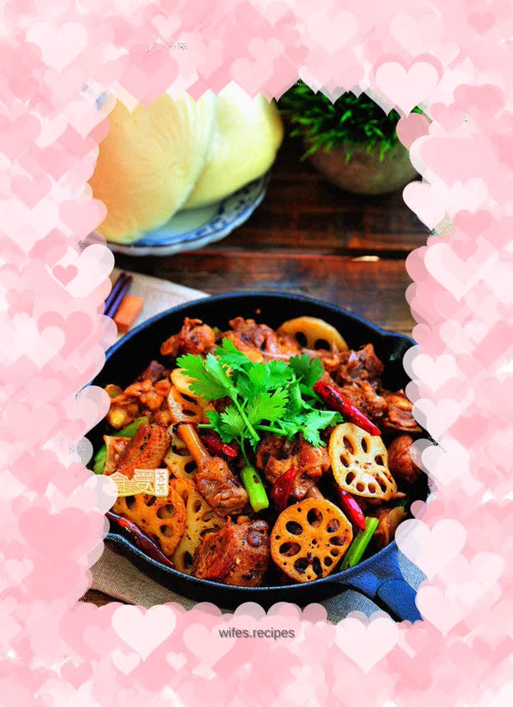 Super spicy and satisfying [Griddle pot duck with lotus root]