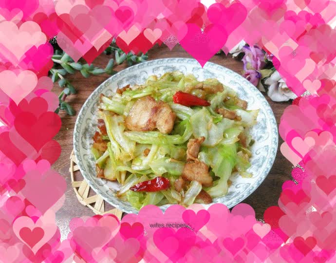 Stir-fried cabbage