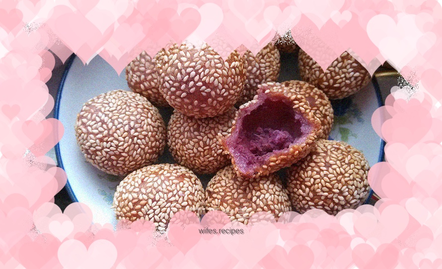 Hollow sesame balls