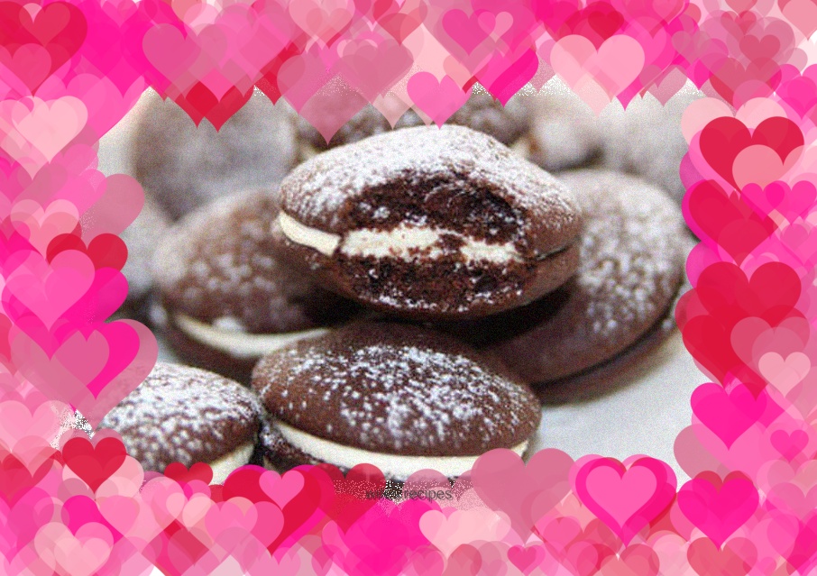 Cheese-filled chocolate pie - cute black and white, simple and classic