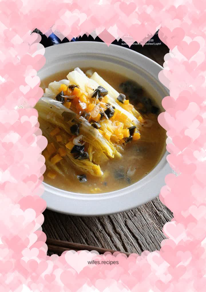 Baby cabbage in soup