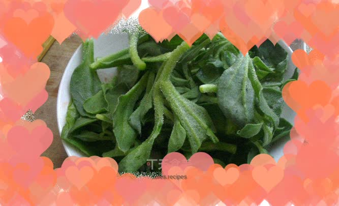 Cold iced vegetables