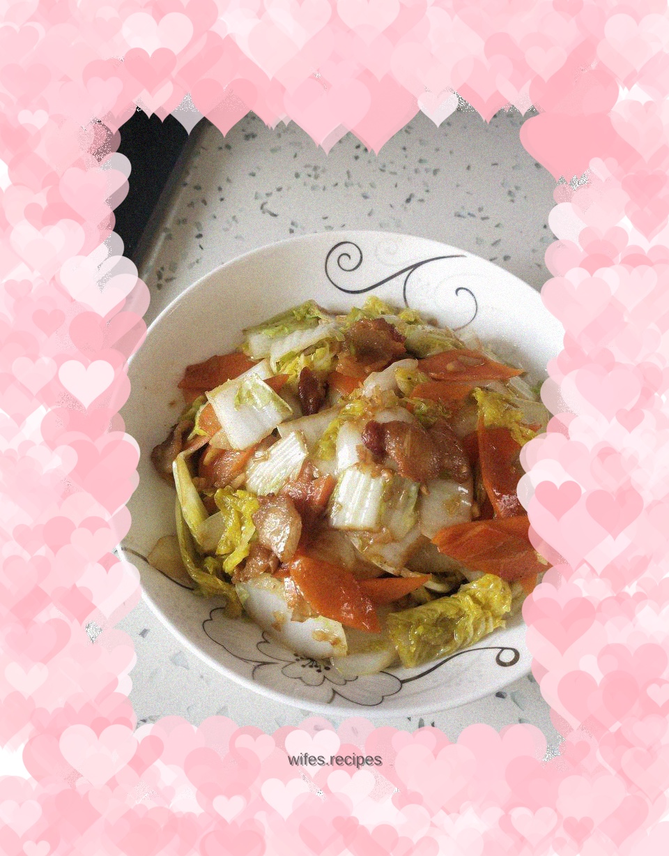 Stir-fried baby cabbage
