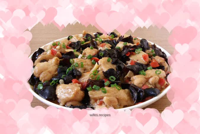 Steamed Chicken with Fungus
