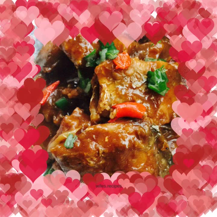 Braised hairtail fish