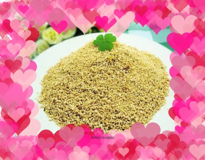 Bean dregs that can be used as snacks - bean dregs and vegetarian meat floss