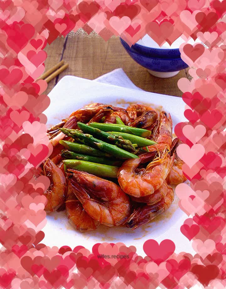 Maggi Shrimp with Asparagus