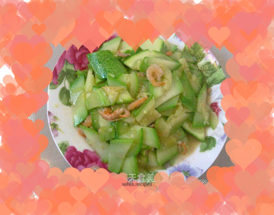 Original flavor - zucchini and shrimp