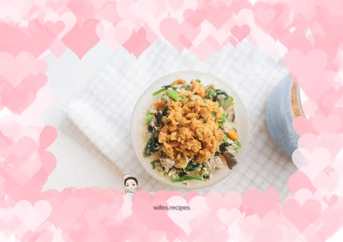 Complementary food for 9 months and above: quinoa, vegetable, minced meat and five times porridge