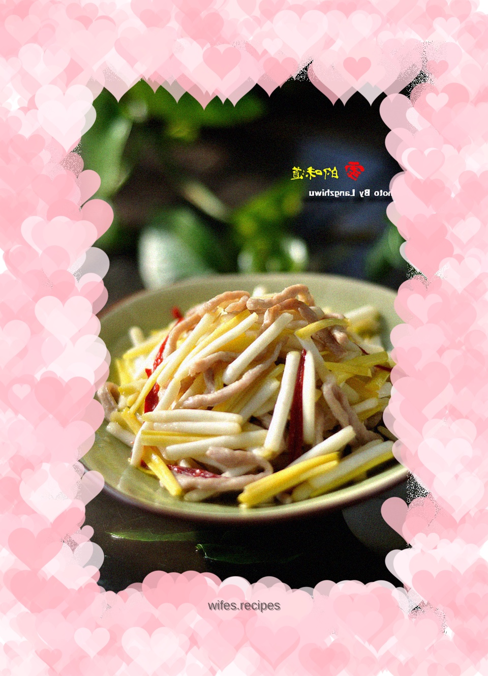 Shredded pork with garlic