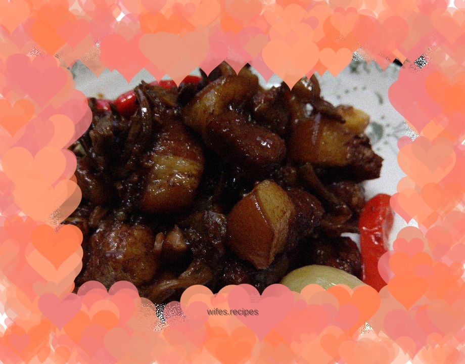 Braised Pork with Dried Beans