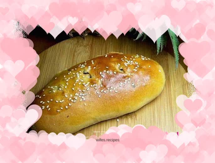 Honey red bean bread