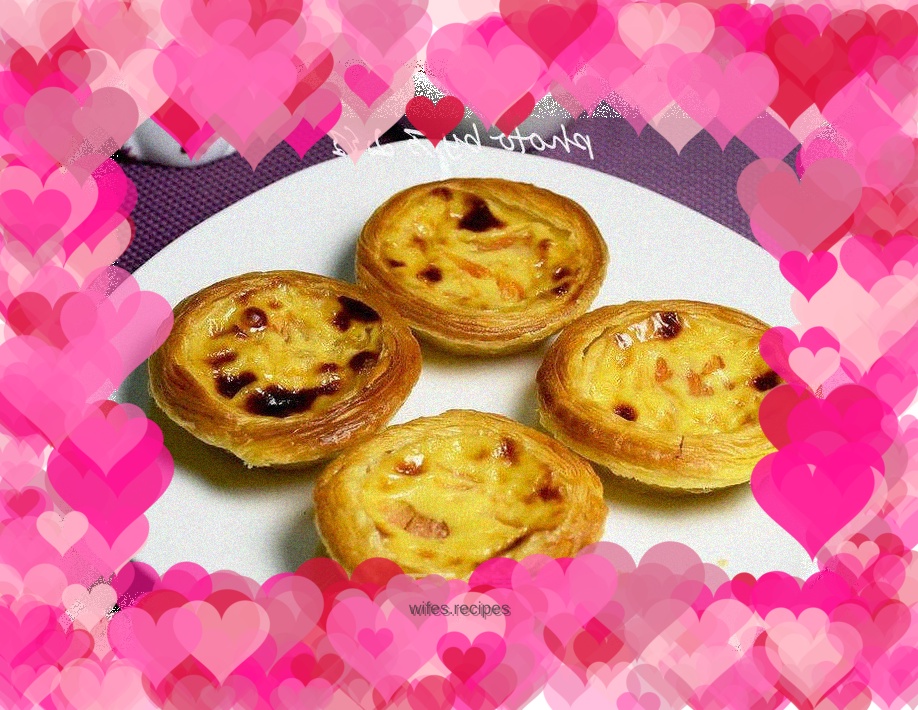 Red Pomelo Egg Tart