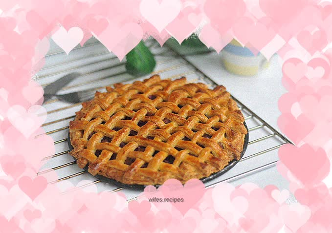 Sweet purple potato pie