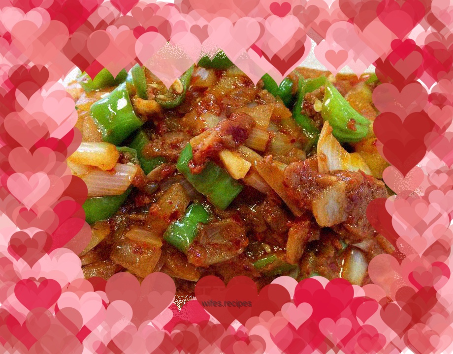 Vegetarian stir-fried soybean paste