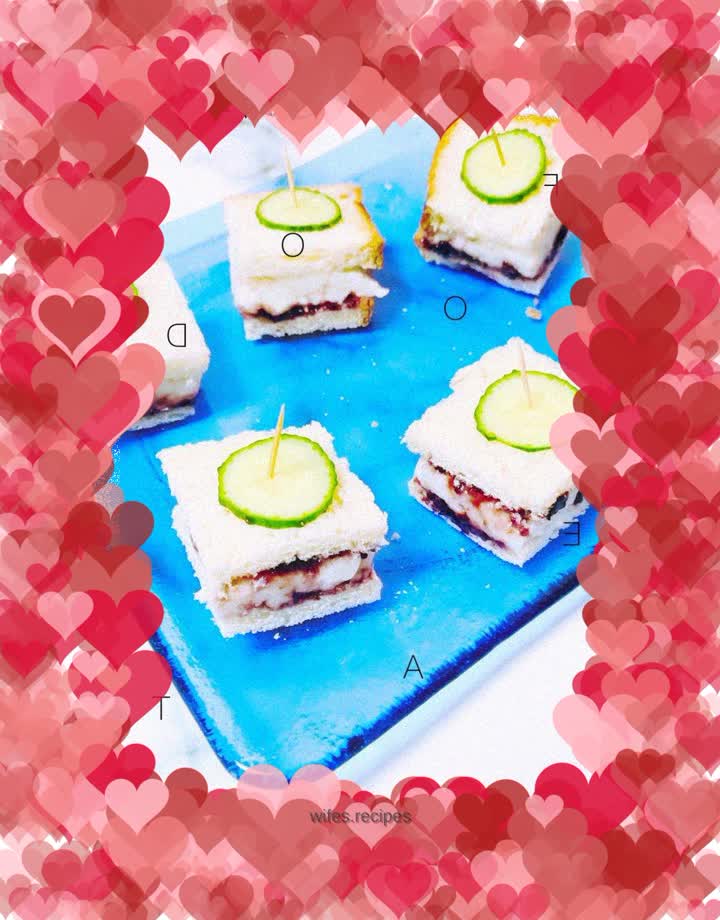 Blueberry Toast Yam Cake