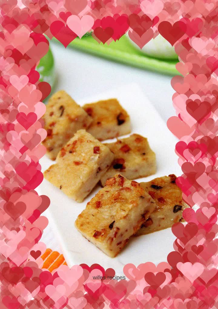 Bacon, ham and carrot cake