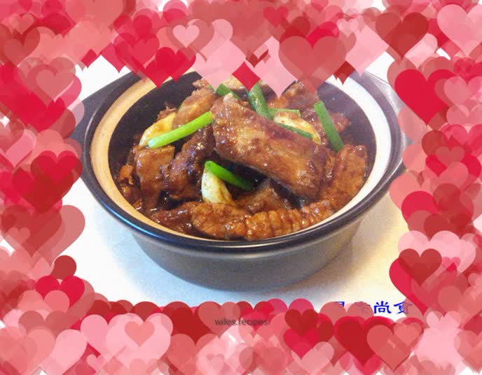 Taro pork ribs pot