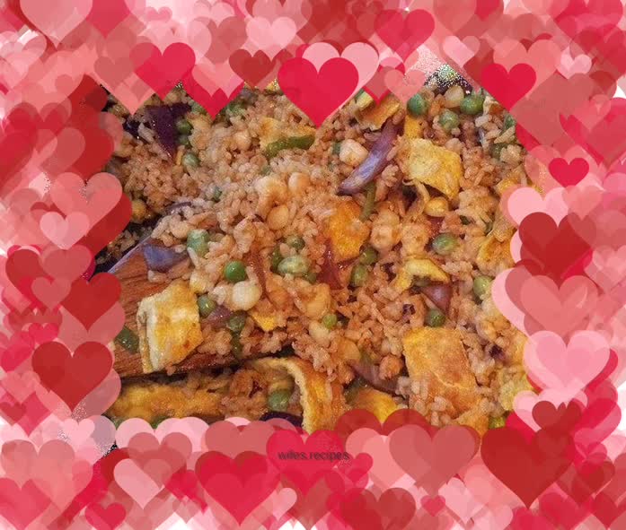 Squid Omelette Fried Rice