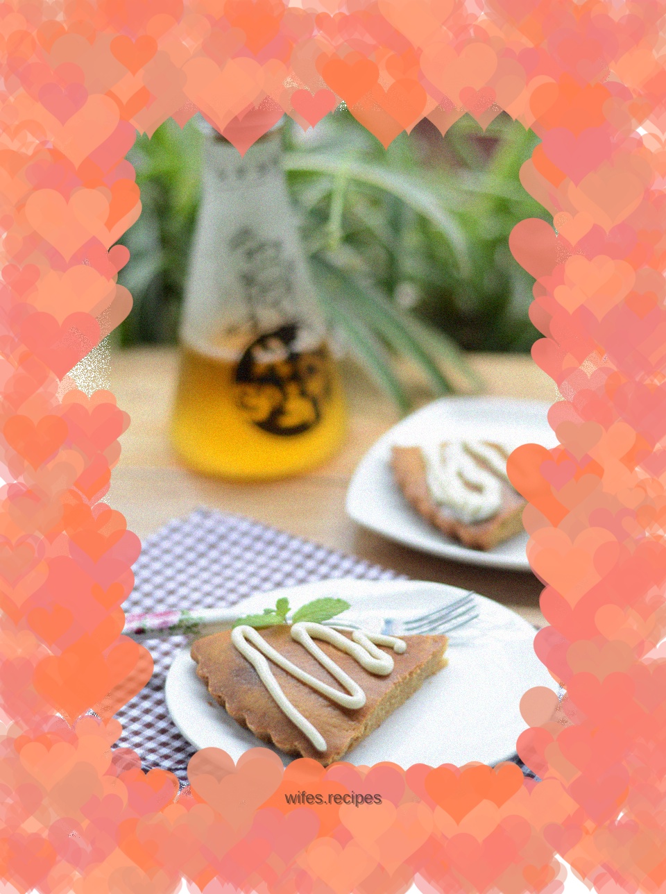 Soda baked rice cake