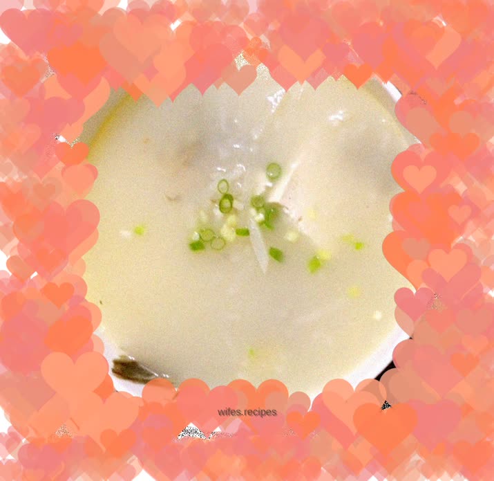 Crucian carp, tofu and radish soup