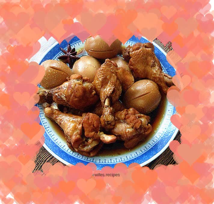 Chicken Wings Stewed with Eggs