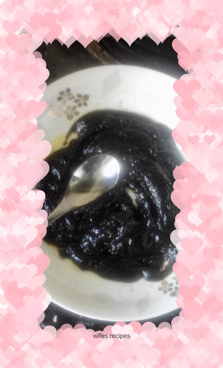 Homemade glutinous rice dumpling filling ~ brown sugar and grain flour filling