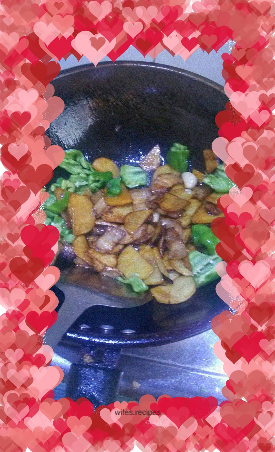 Twice cooked potato chips