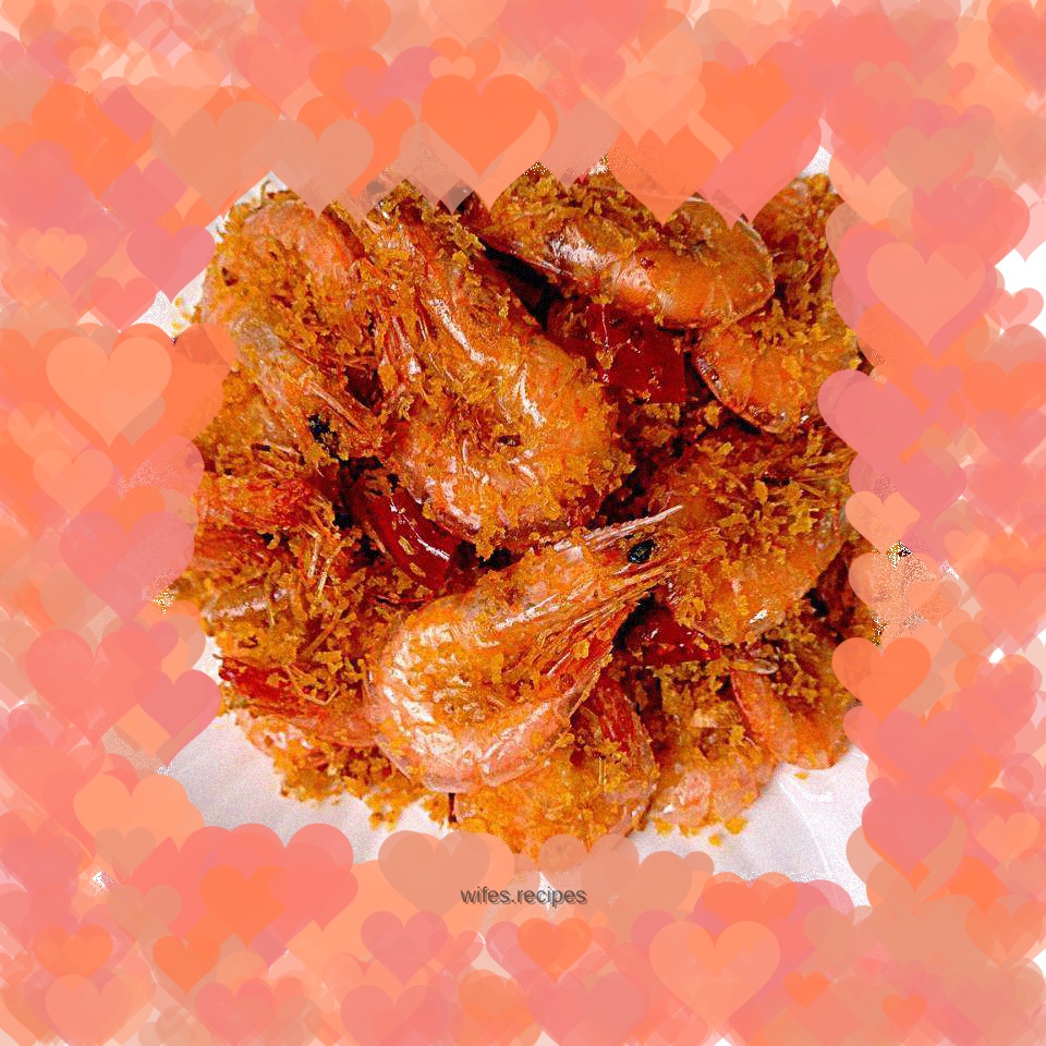 Stir-fried shrimp in typhoon shelter