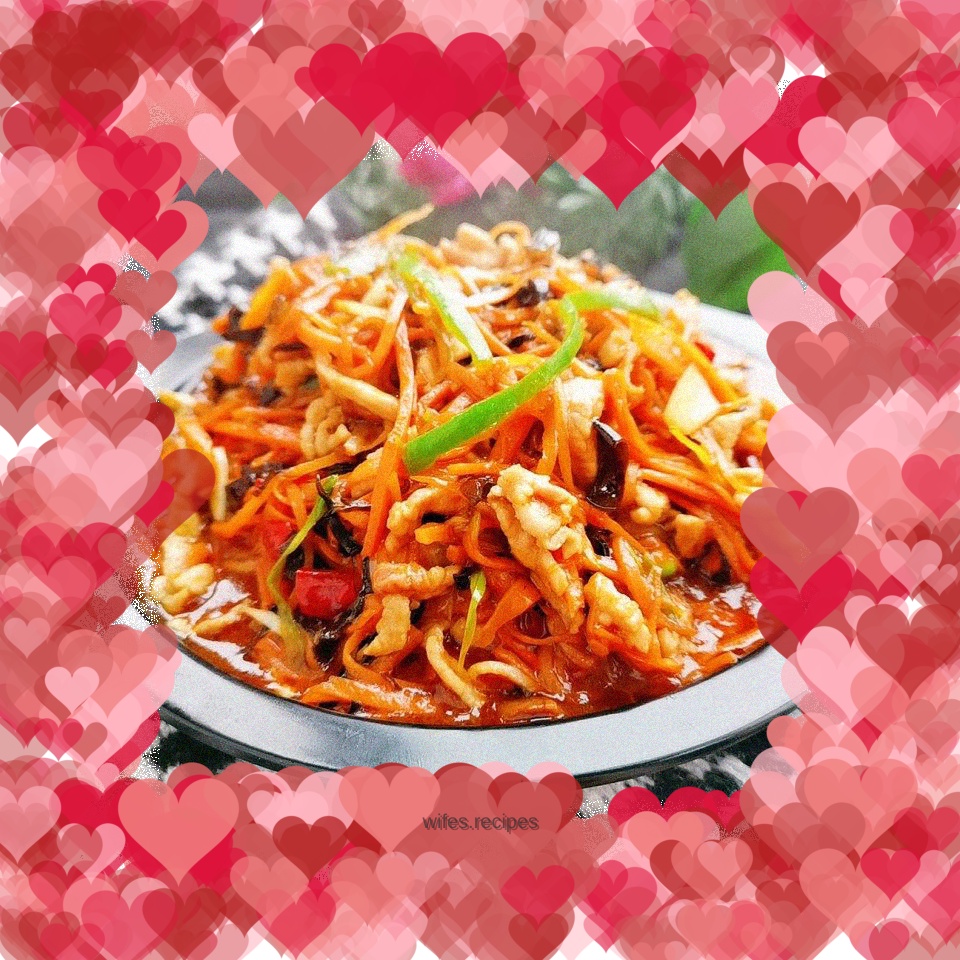 Fish-flavored shredded pork