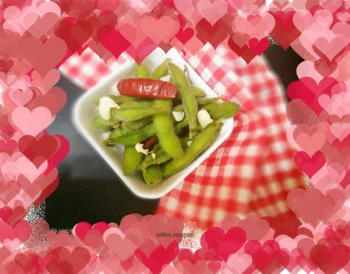 Garlic edamame