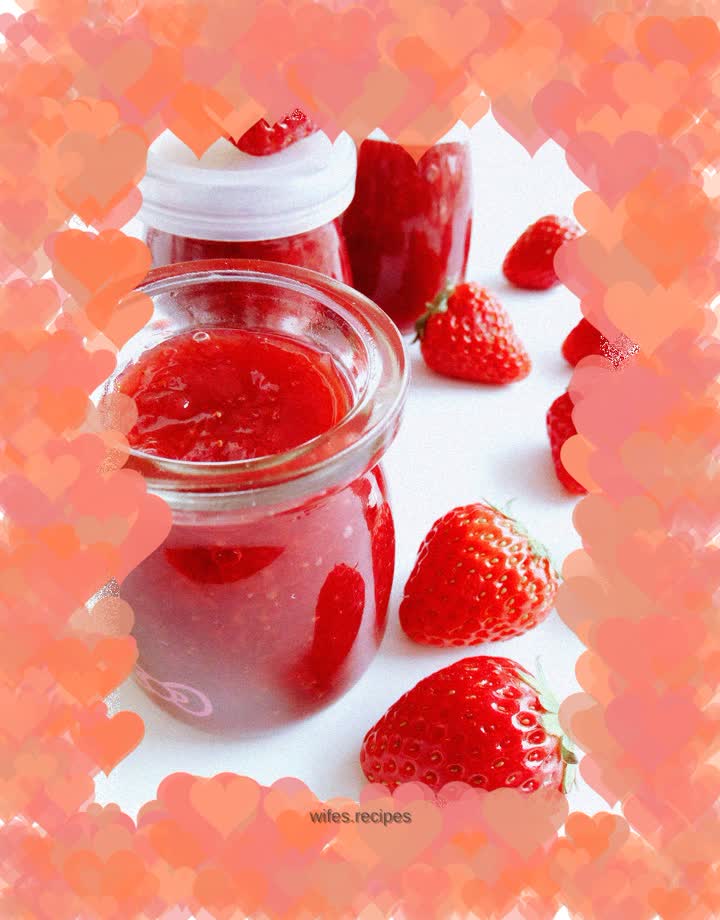 Homemade strawberry jam