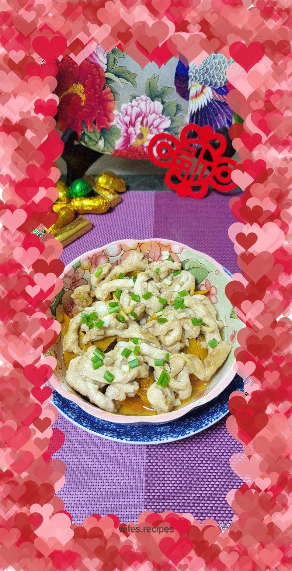 Steamed Beibei Pumpkin with Chicken Breast