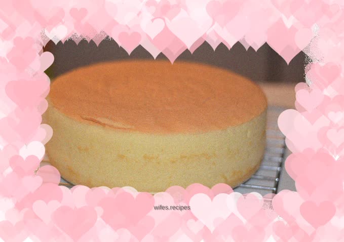 Non-cracking 8-inch chiffon cake