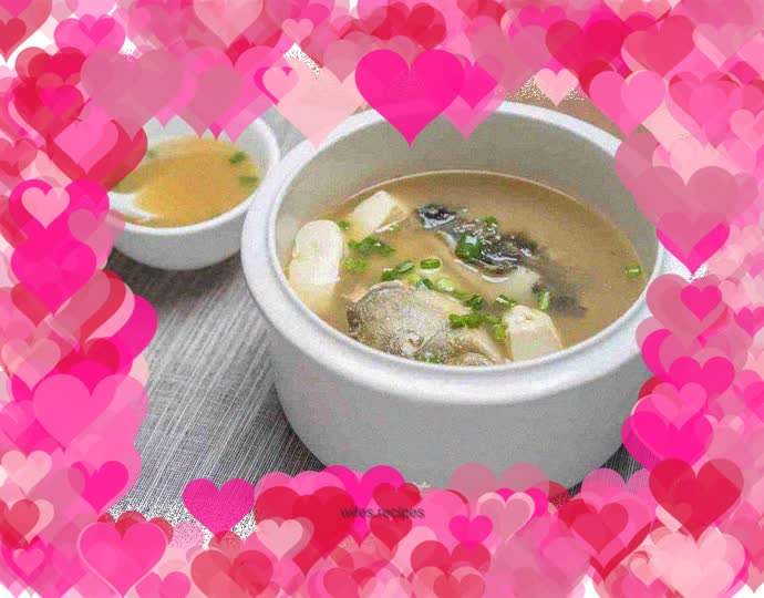 Fish head stewed with tofu