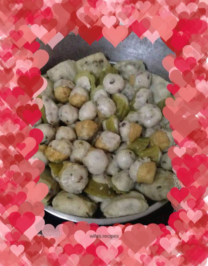 Guangxi style bitter melon stuffed with tofu