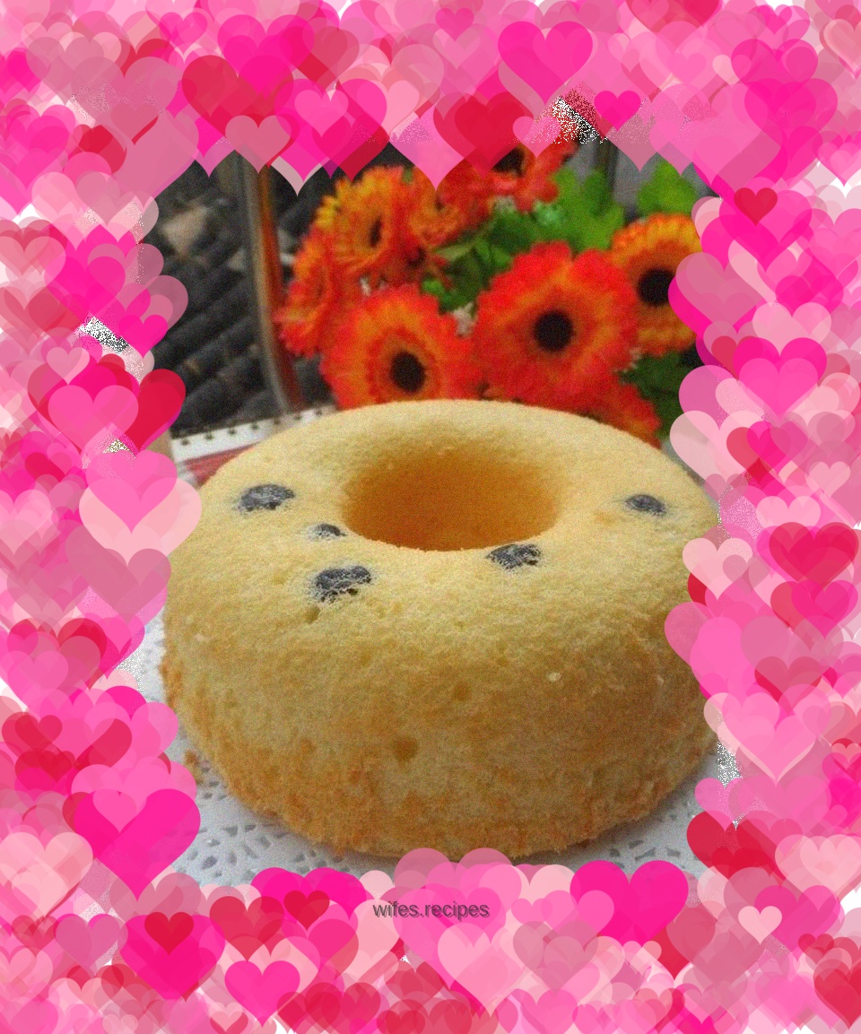 Blueberry Chiffon Cake