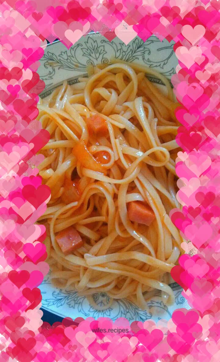 Ham pasta
