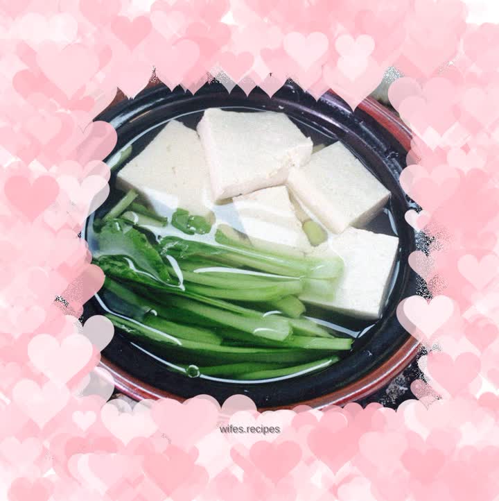 Casserole with cabbage and tofu