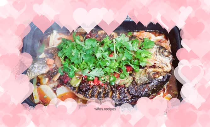 Home-cooked grilled fish